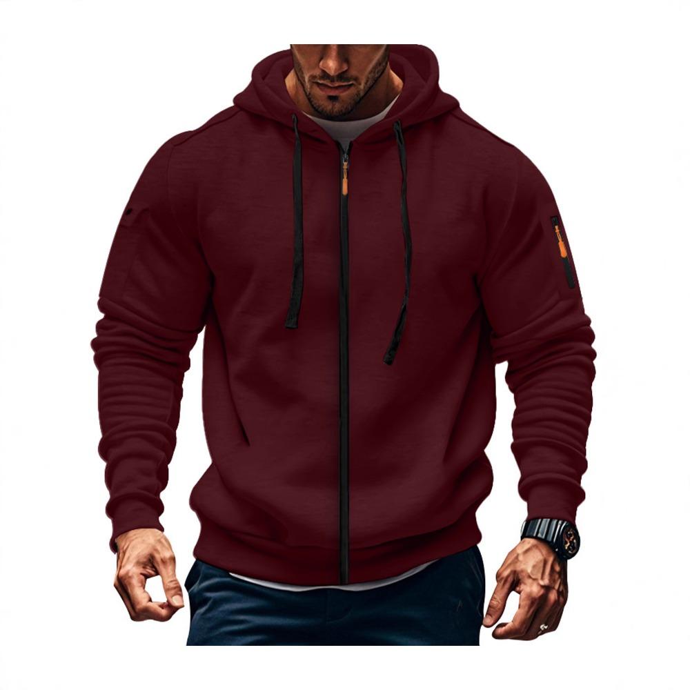 Spring and Autumn Men's Casual Sweatshirt Innovation Hooded Men's Cardigan Jacket Zipper Hoodie