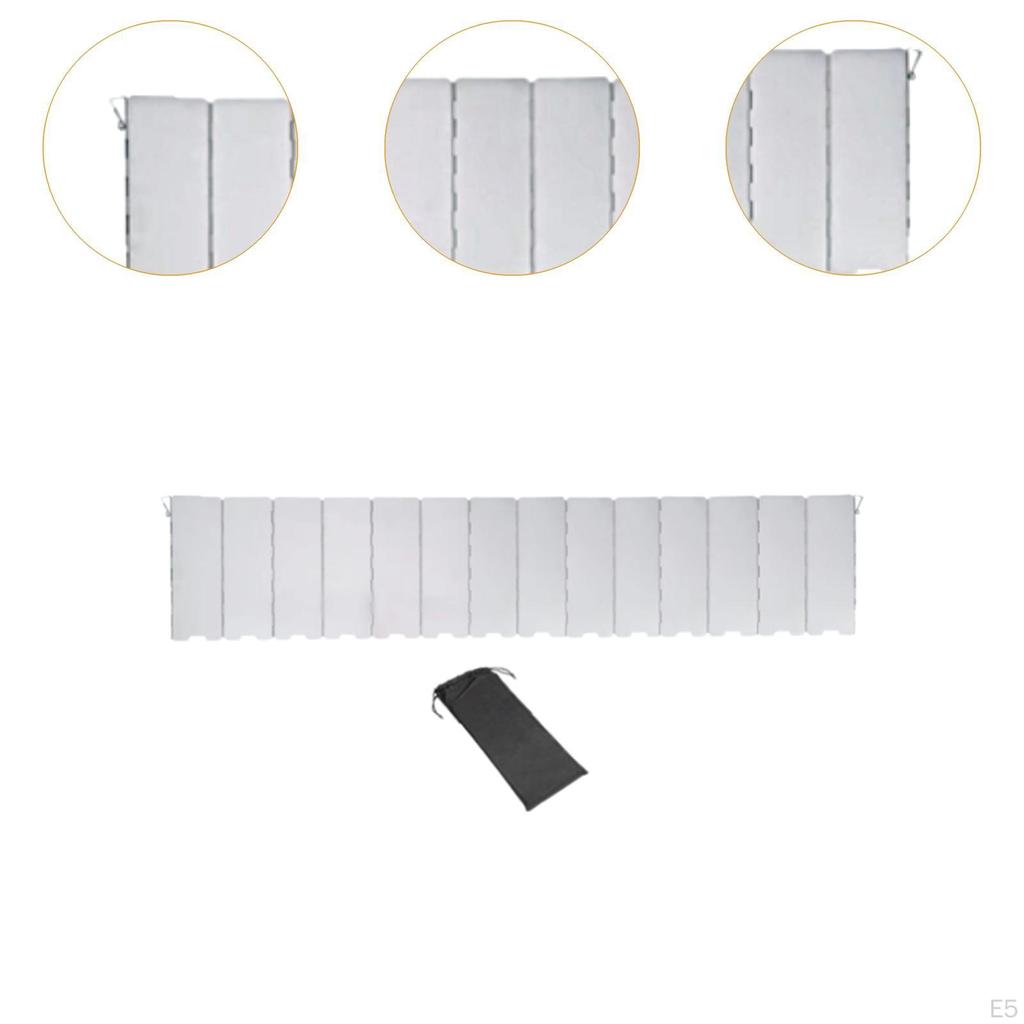 Camping Stove Windscreen Camp Wind Guard Outdoor Windshield Blocker for Hiking