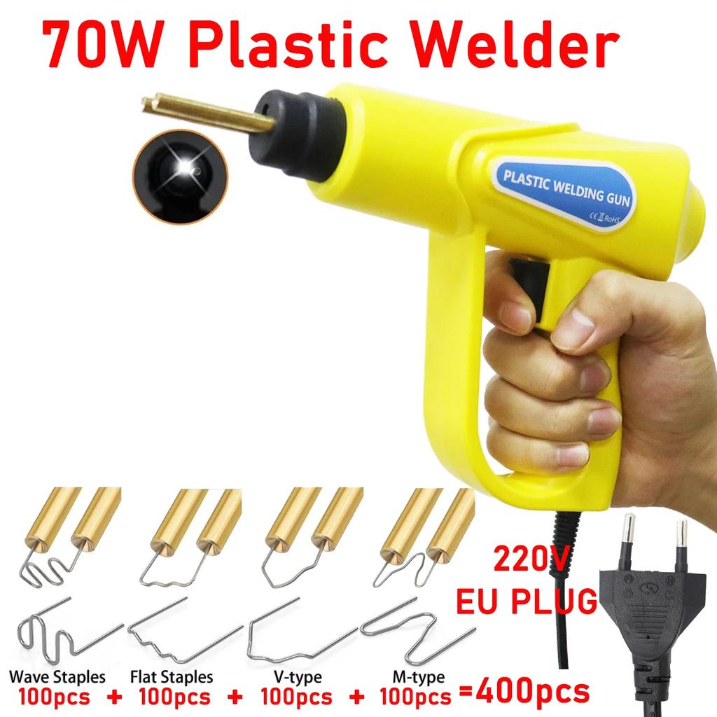 220V/110V 70W Plastic Welding Hot Stapler Car Bumper Repair Kit Hot Stapler Welding Repair Machine Welding Gun