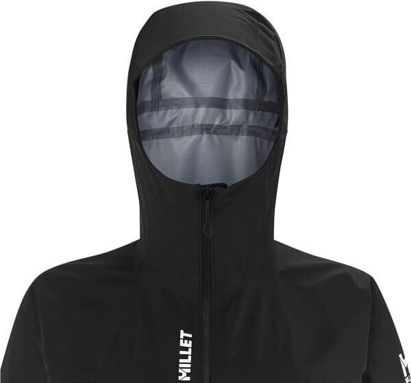 Jachetă Millet Seneca GORE-TEX 3L cu glugă neagră