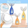 Kids Manual Ushaped Silicone Toothbrush For Oral Hygiene With Soft Bristles For Babies