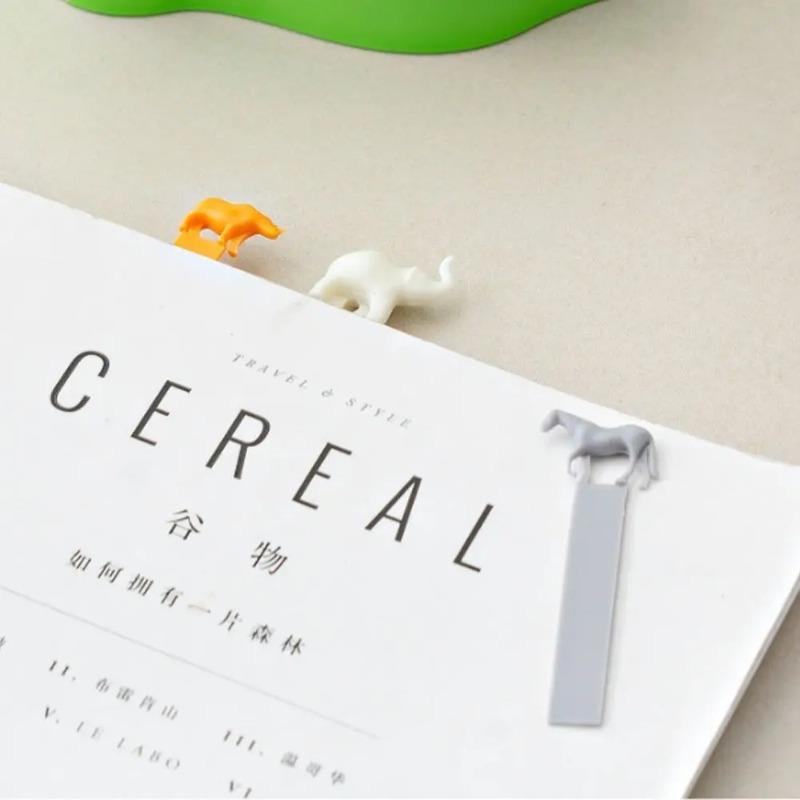 5 ks Krásných Záložek 3D Kreslené Zvířátko Záložka Vtipná Kreslená Záložka Zvířecí Záložky Vtipné Dárky ke Čtení Školní Potřeby