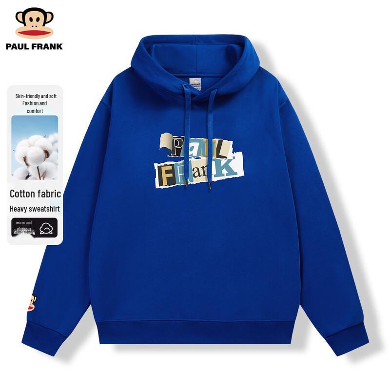 Paul Frank American Retro Heavyweight Loose Couple Hooded Sweatshirt