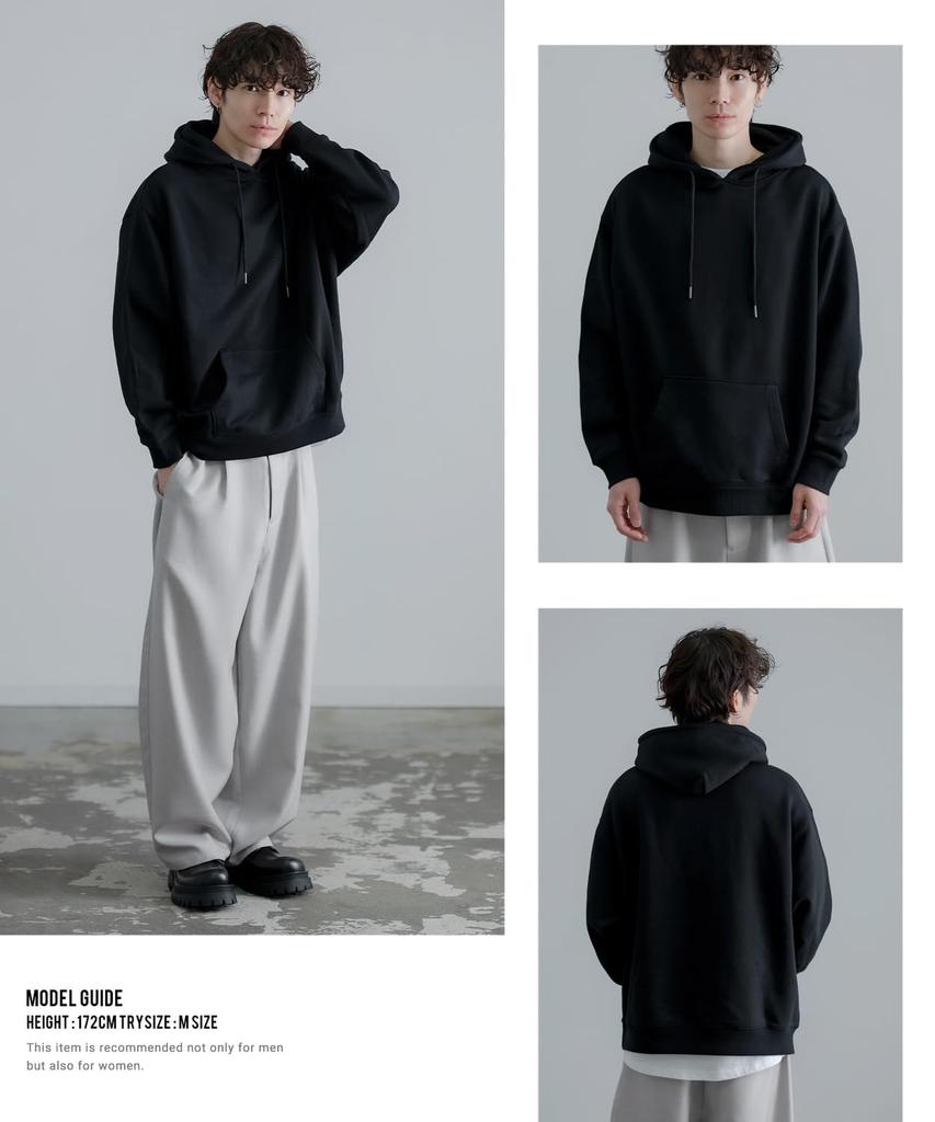 Improves Men's Navy Pullover Hoodie, Solid Fleece Lining, SIDE23-089