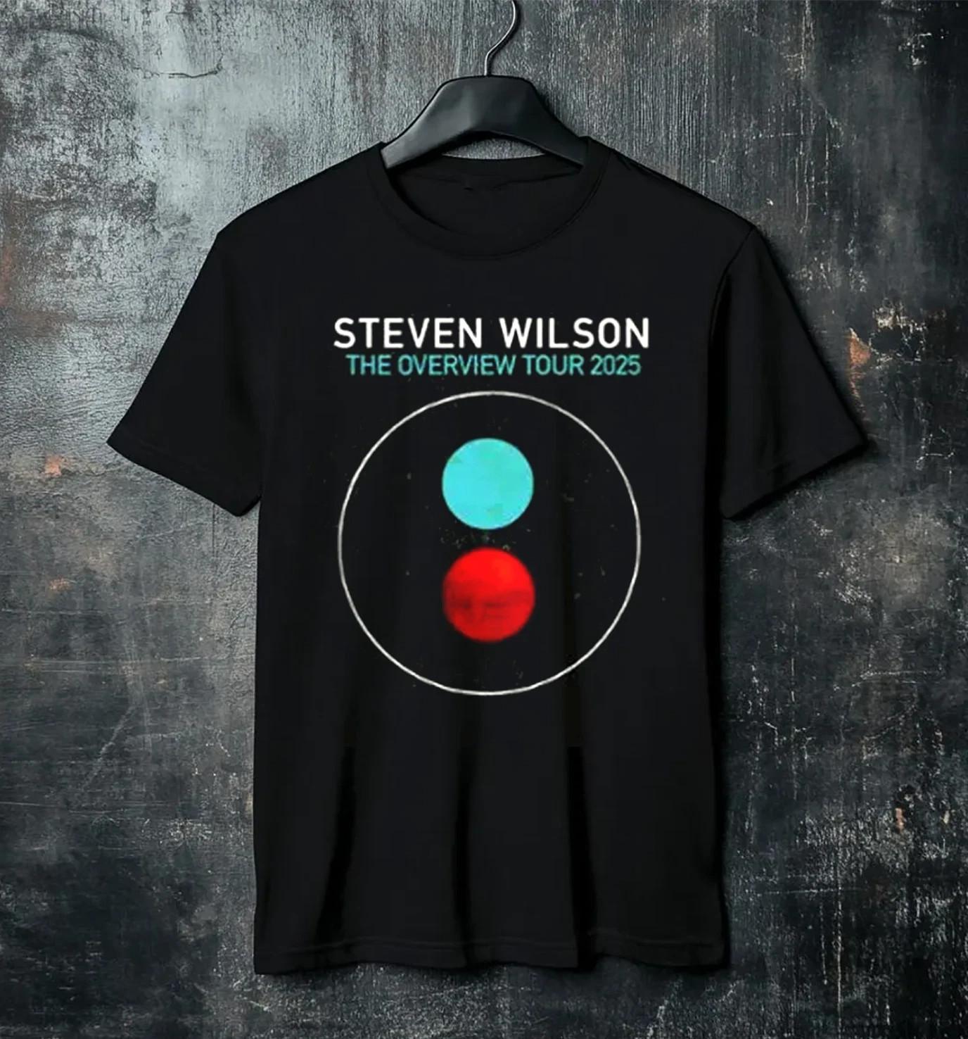 Steven Wilson - The Overview Tour 2025 Poster T Shirt Black XXXL