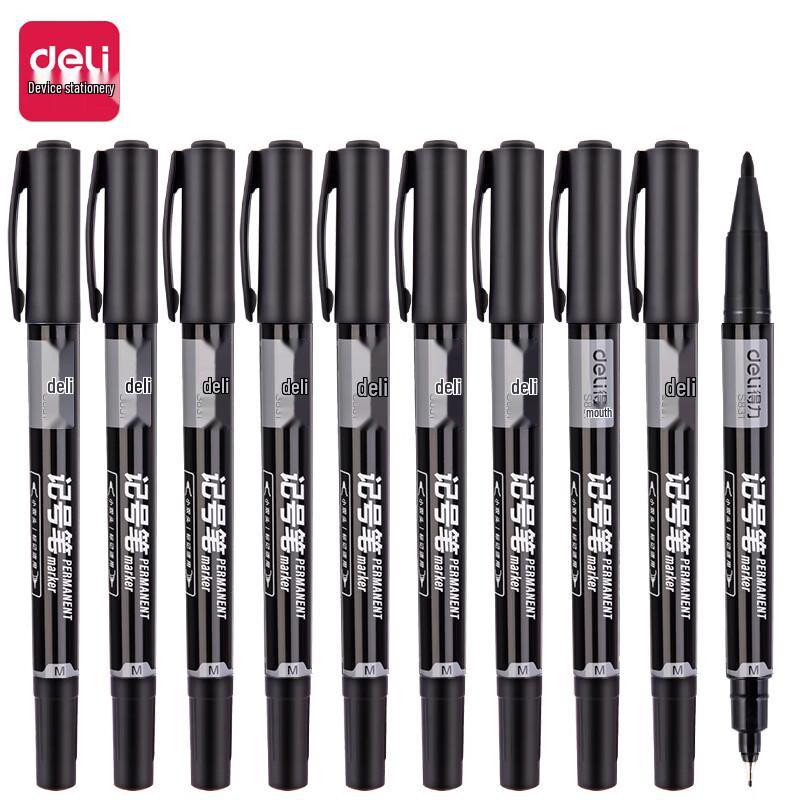 Deli S831 Dual-Tip Marker Pen