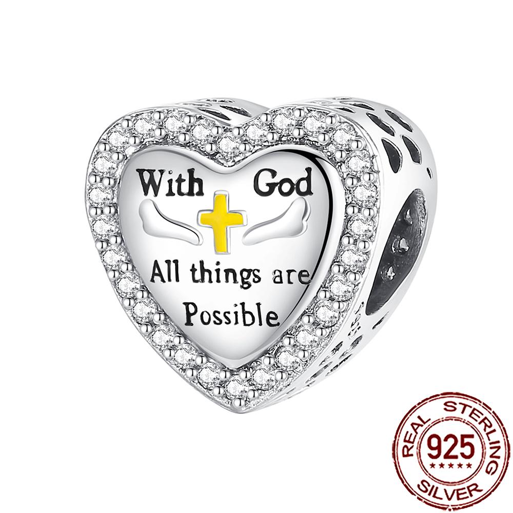 New Charms Copper Dream Catcher Cross Clover Angle Wing Heart Beads Fit Origina Bracelet Necklace Diy Jewelry