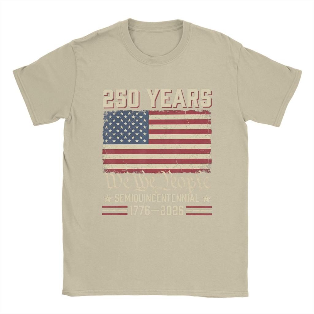 Streetwear TShirt Summer America 250 Merchandise Anniversary USA Flag American 250th TShirts Cotton Tee Shirt for Unisex Clothing