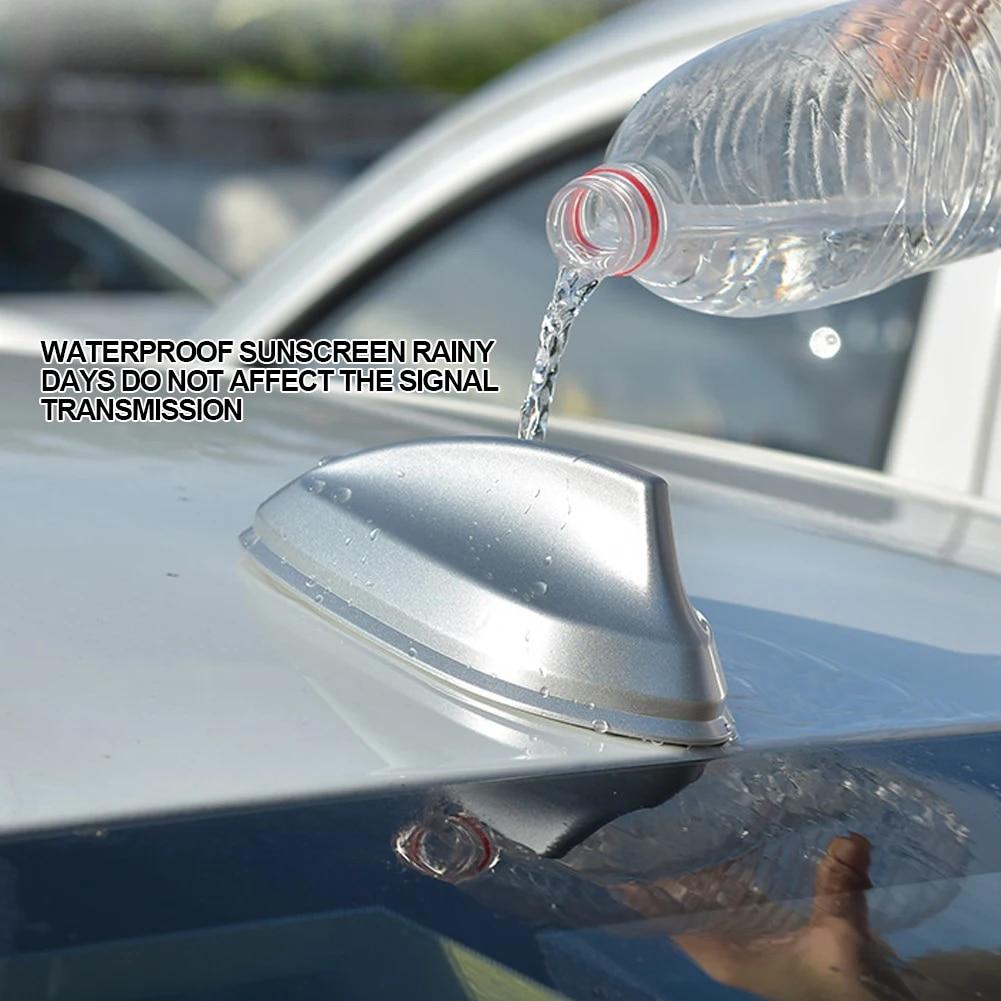 Auto Shark Fin Antenne FM Signal Super Antennen Verstärker für Mini Cooper BMW Suzuki Swift Seat Ibiza Citroen C4 C3 außen Teile