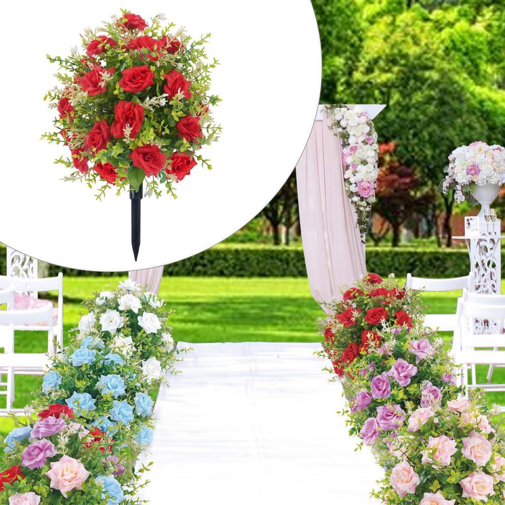 Artificial Commemorative Flower with A False Stake -based Plant at The Table of