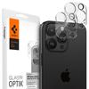 Spigen iPhone 16 Pro/iPhone 16 Pro Max კამერის დამცავი ფილა 9H სიხისტის გამაგრებული მინა კრისტალურად თავსებადი iPhone 16Pro/16ProMax/15Pro/15P