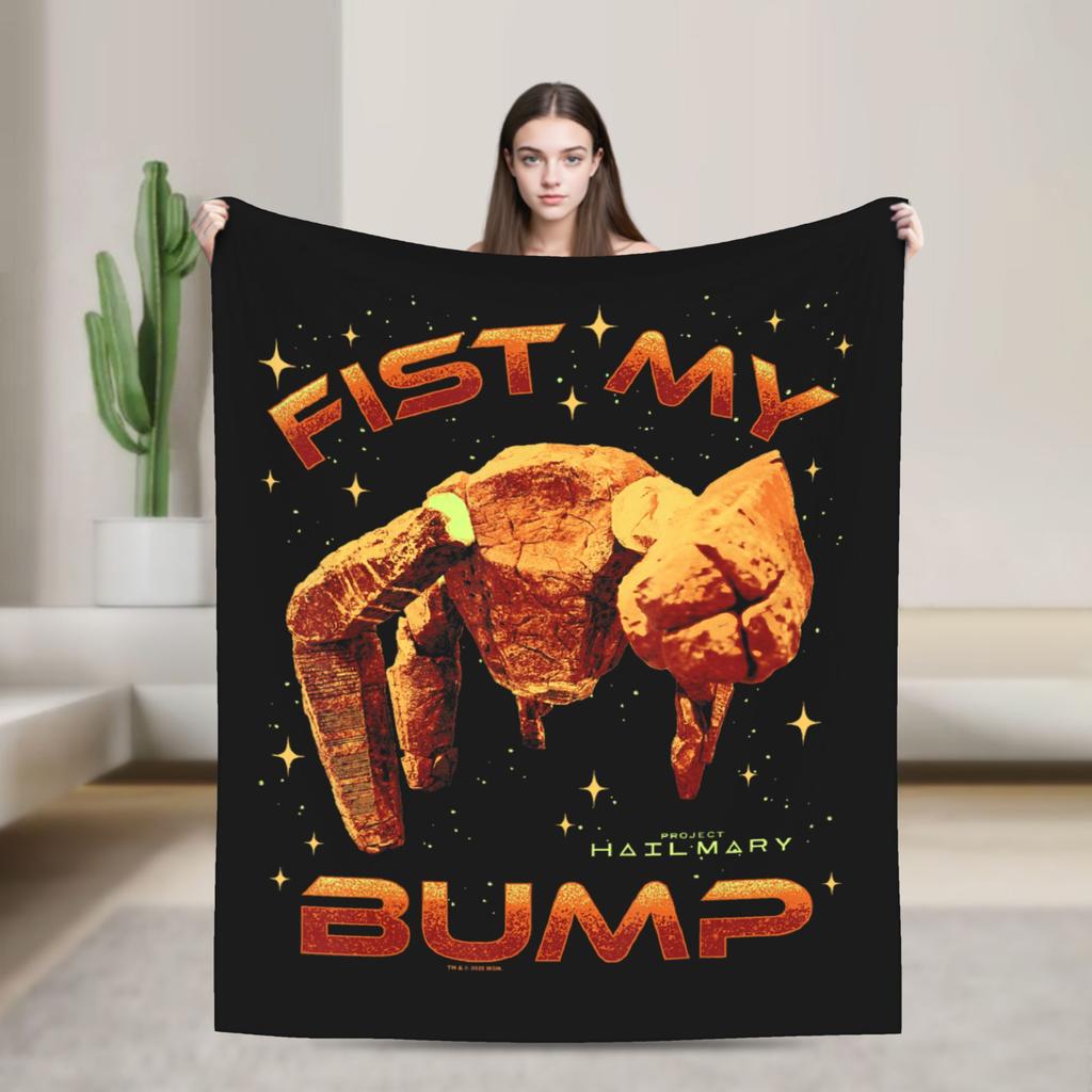Project Hail Mary Grace Eridani-Rocky Star Fashion Blankets Poster Flannel Throw Fashion Blanket Sofa Decoration Soft Warm Bedspreads Porta