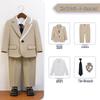 Boys' British Gentleman Suit Set - Formal Wear for Piano, Host Speech, or First Birthday