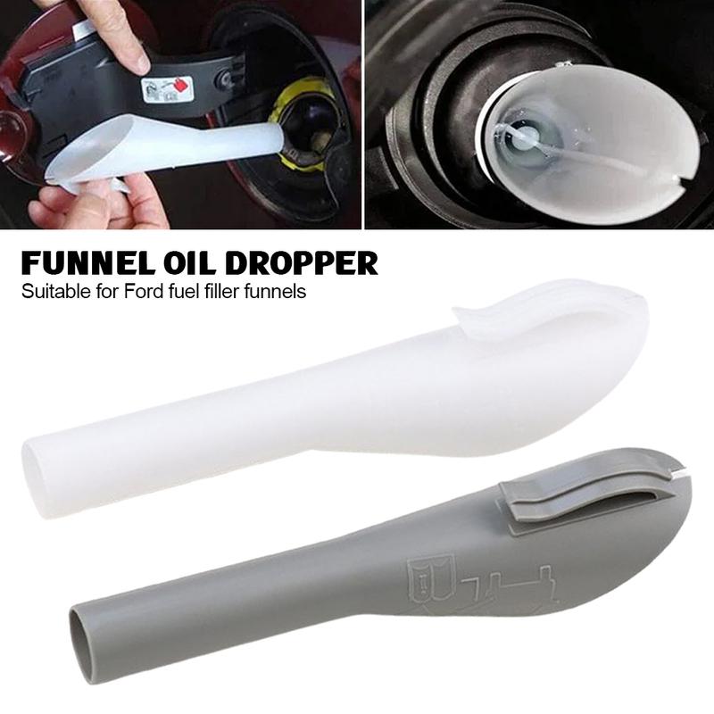 Petrol Fuel Filler Filling Funnel Tube 8U5A-17B068-EB White for Ford C-Max Focus MK III 2010 2011 2012-2019 Car Accessories