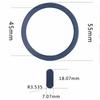 1-5 ks Kovová deska Samolepicí kroužek Pro Magsafe Bezdrátová nabíječka Pro iPhone Samsung Mobilní telefon Magnetický držák do auta Univerzální