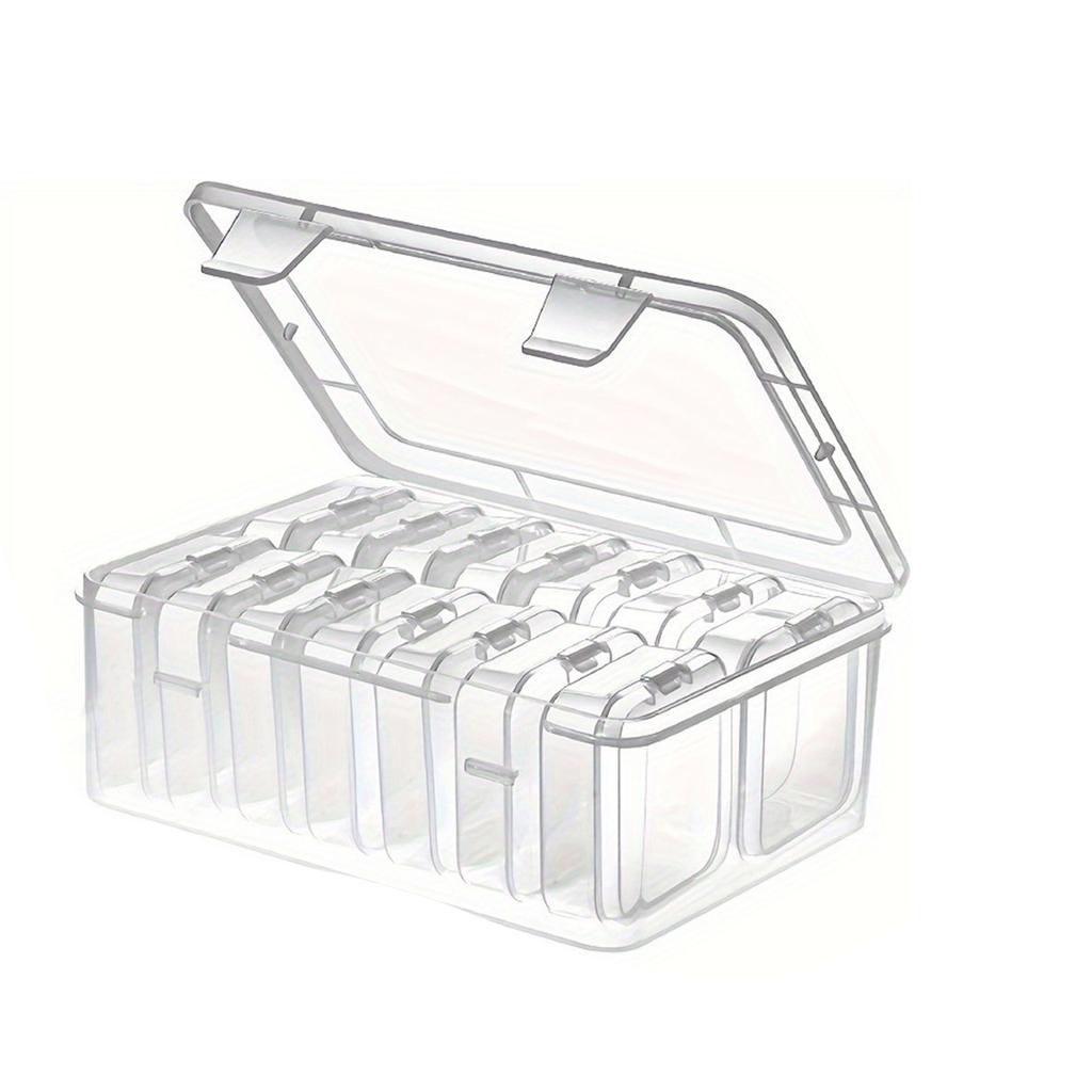 15 Pieces Storage Box Collection With 1 Large And 14 Small Case Convenient for Storing Jewelry Beads And Small Items