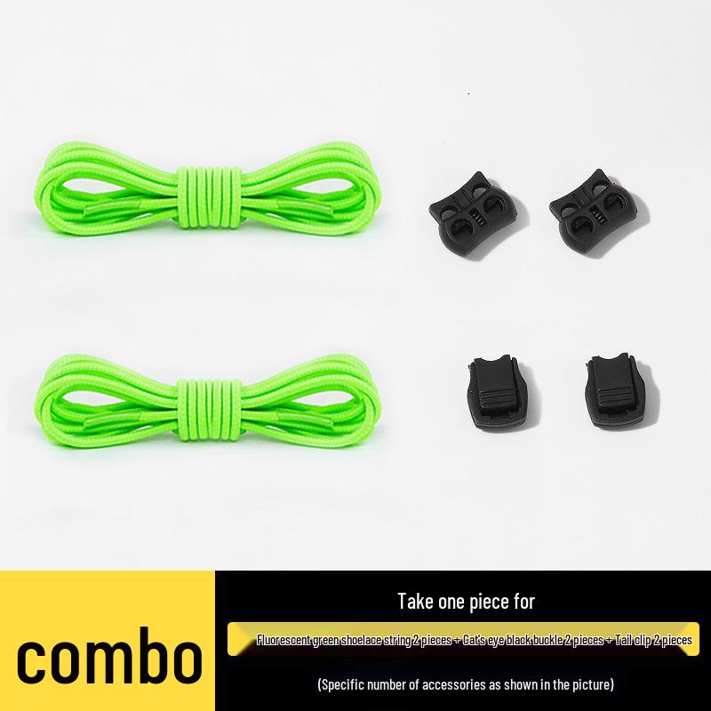 No-Tie Elastic Shoelaces for Slip-On Shoes - Unisex Sports Laces, One Pair