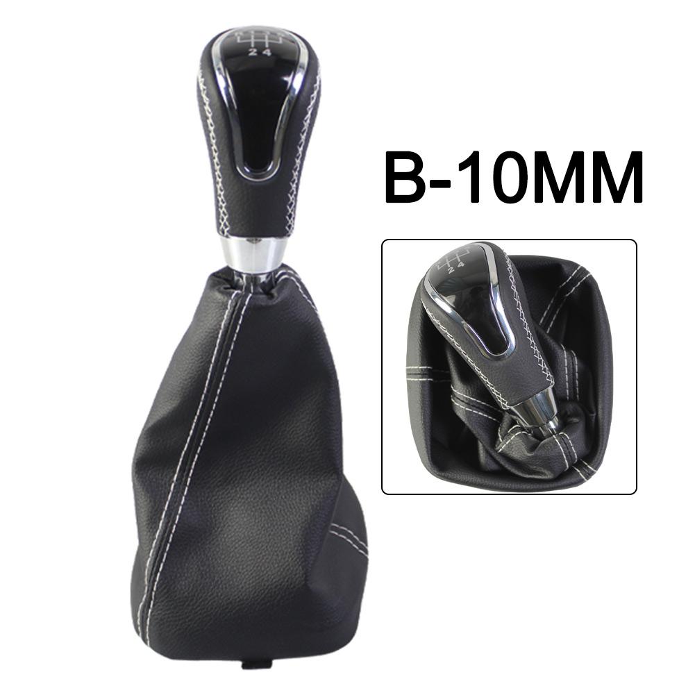 Replacement Gear Shift Knob 5 Speed Manual for Lada For VAZ For 2113 2114 2115 with Cover ABS Leather Material