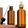 1PC Dropper Bottles for Essential Oils Amber Glass Bottles with Eye Droppers Tincture Bottles Leak Proof Travel Bottles