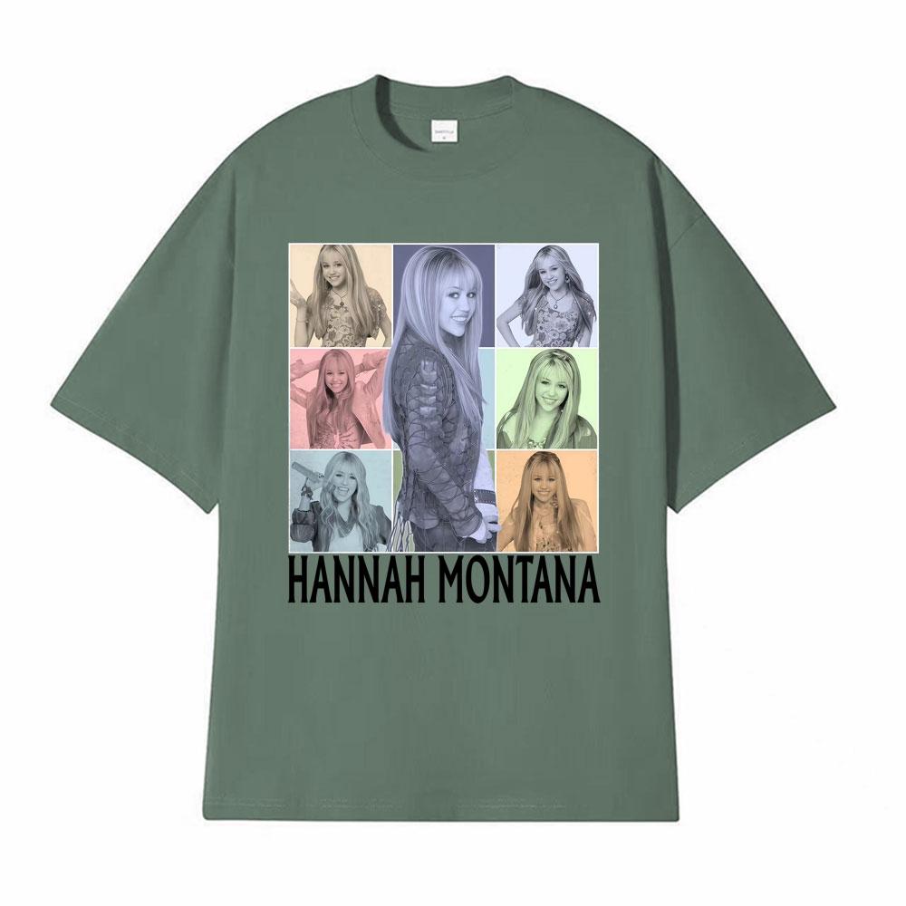 Limited Vintage Hannah Montana Mutil Style Tshirts Men Women Fashion High Quality Cool T Shirt Summer Pop Art Oversized Tshirt