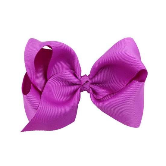 Lovely Baby Toddler Girl Little Princess Big Bow Grosgrain Ribbon Hair Clip Gift