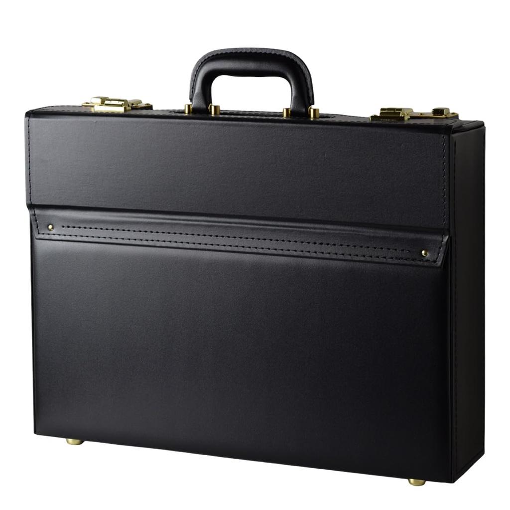 SiNCERO Pilotenkoffer, Flight Case, Aktentasche, Business-Tasche, Herren-Aktentasche, Hergestellt in Japan, Von oben zu öffnen (A3-Größe, Schlank, 10 cm Tiefe (wr-1178))