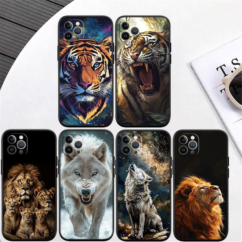Wolf Tiger Lion New High-End Cover Phone Case for Redmi Note 13 14 Pro+ Plus A3 13X 13C 14S 14C