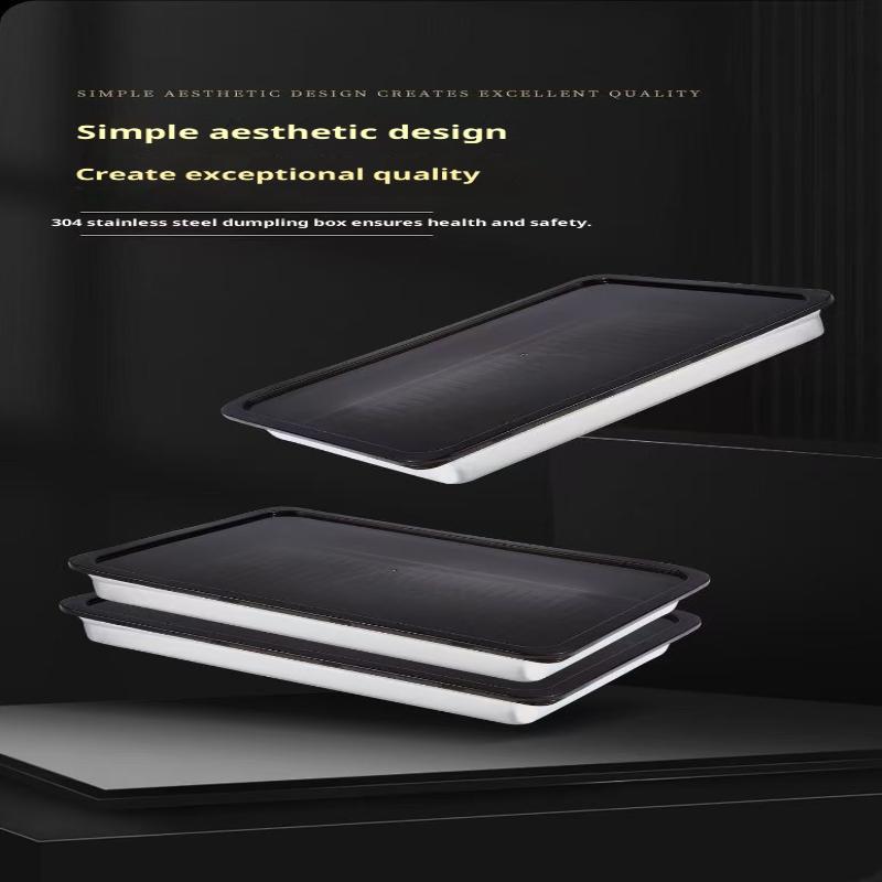 2/3/4/5 Peças Recipiente de Comida de Aço Inoxidável Caixa Com Tampa Grande Capacidade Armazenamento de Alimentos Caixa de Conservação Fresca Bandeja