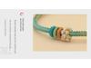 Qianli Jiangshan Handwoven Bracelet: Colorful, National Style, Large-Hole Beads