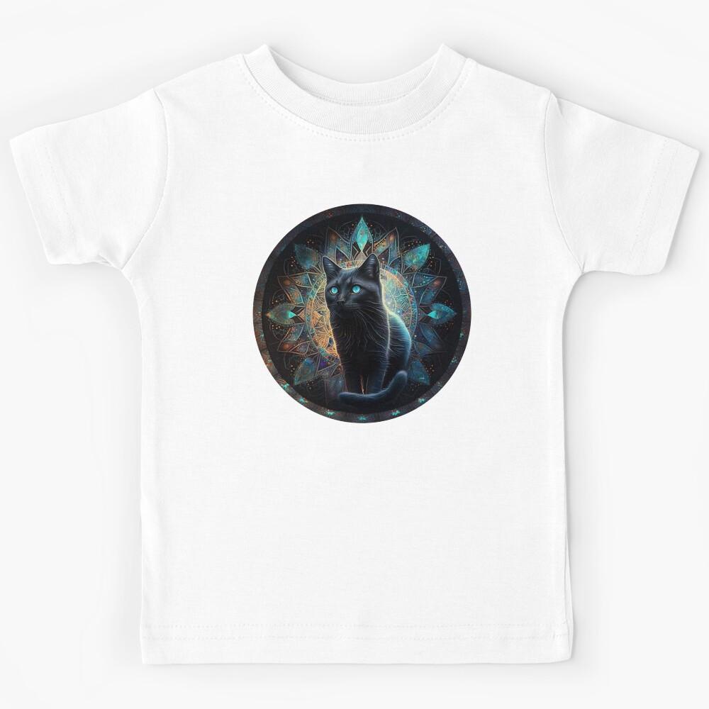 Cat Noir #1425 | Black Cat Kids T-Shirt 130