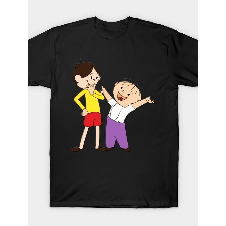 Bolek Lolek T-Shirt von Ravenstudio, Geeignet für Outdoor-Aktivitäten, Atmungsaktiv und für alle Jahreszeiten konzipiert, Unisex 4XL schwarz