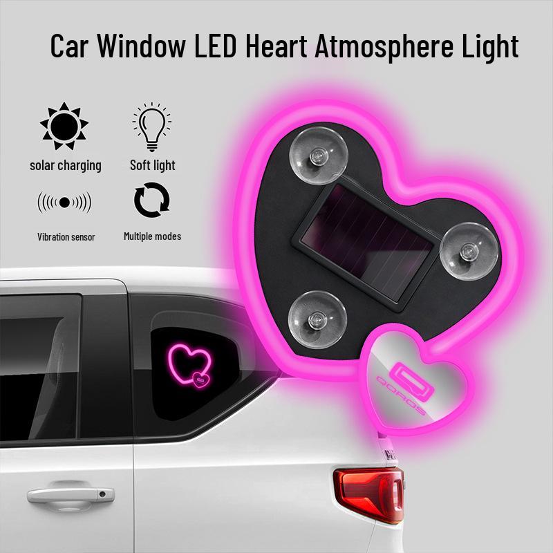 Decorative Neon Warning Light for Qoros 3, 5, and 7 Cars
