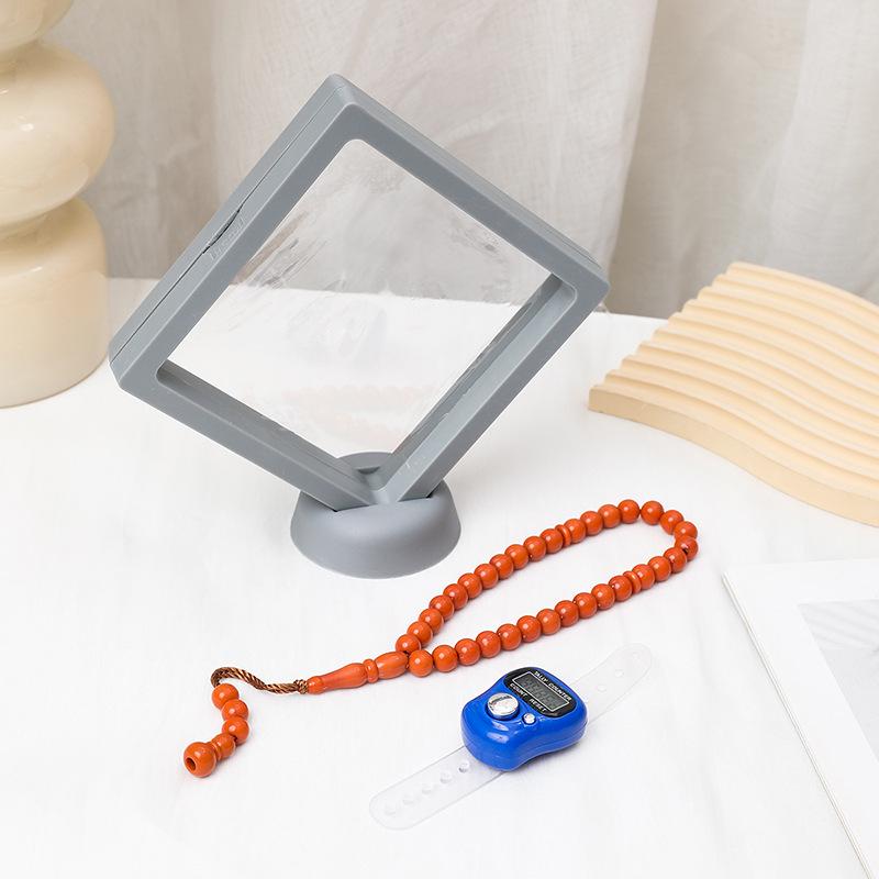 Shein 33-Bead Two-Piece Rosary Prayer Beads - Middle Eastern Muslim Accessories