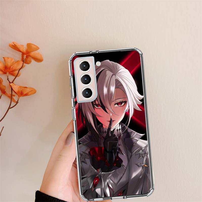 Arlecchino Genshin Impact Clear Phone Cases for Samsung S26 Ultra Galaxy S25 Edge S24 S23 FE S21 Plus S20 S22 S10 Cover Patterne