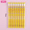 10Pcs Wooden Pencils With Eraser Cartoon Pencils With Colorful Eraser Office Supplies Student Stationery Birthday Gifts