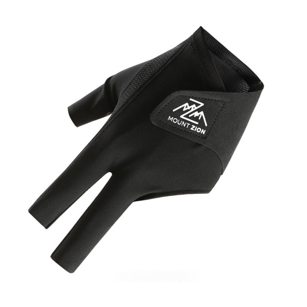 1 Stück Rutschfester Drei-Finger-Handschuh Elastischer Snooker-Billard-Handschuh Billardzubehör