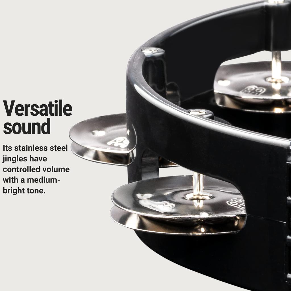 MEINL Percussion Headliner Series Tour Tambourine HTT8BK