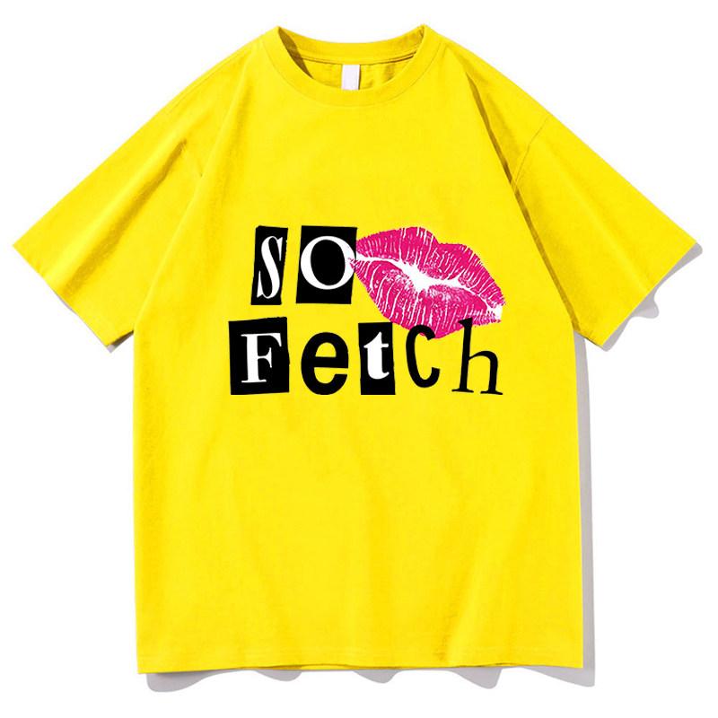 

Mean Girls Regina George same style Cotton shirt unisex Y2k High-Quality Summer Unisex Women s O-neck Short sleeve Tshirt fan gift 4XL