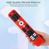 Silicone Protective Case Shockproof with Lanyard Remote Controller Cover Protector for Haier Smart TV Remote Control HTR-U32