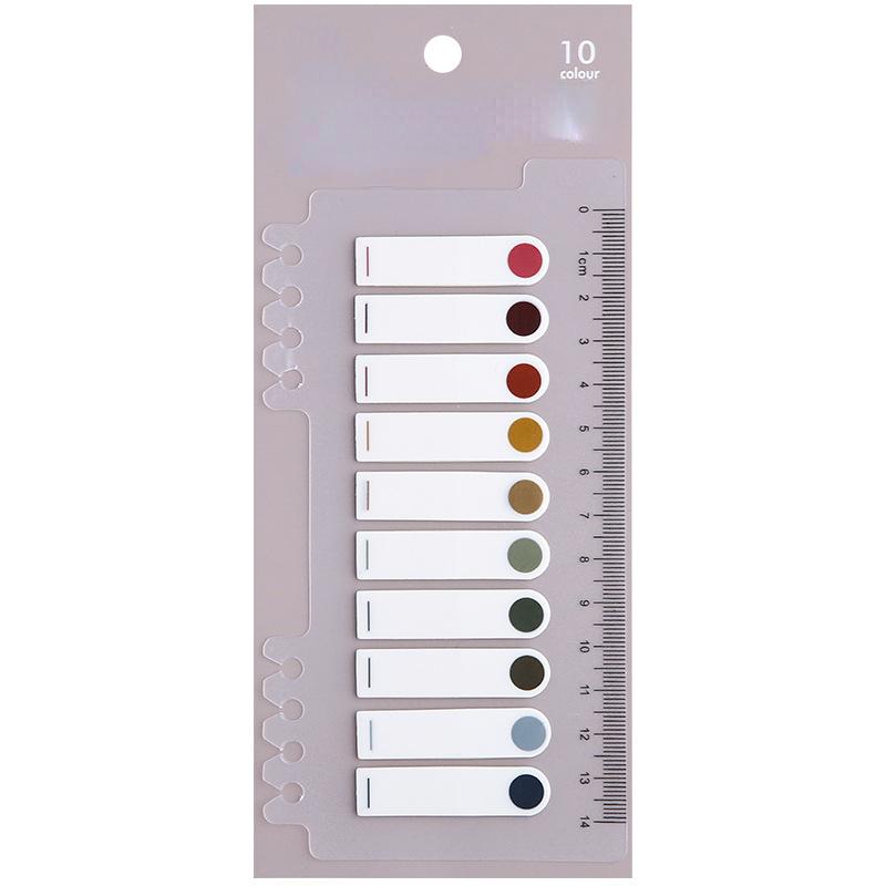 Сплошной цвет липкие этикетки для заметок с индексом для книг — фото 6