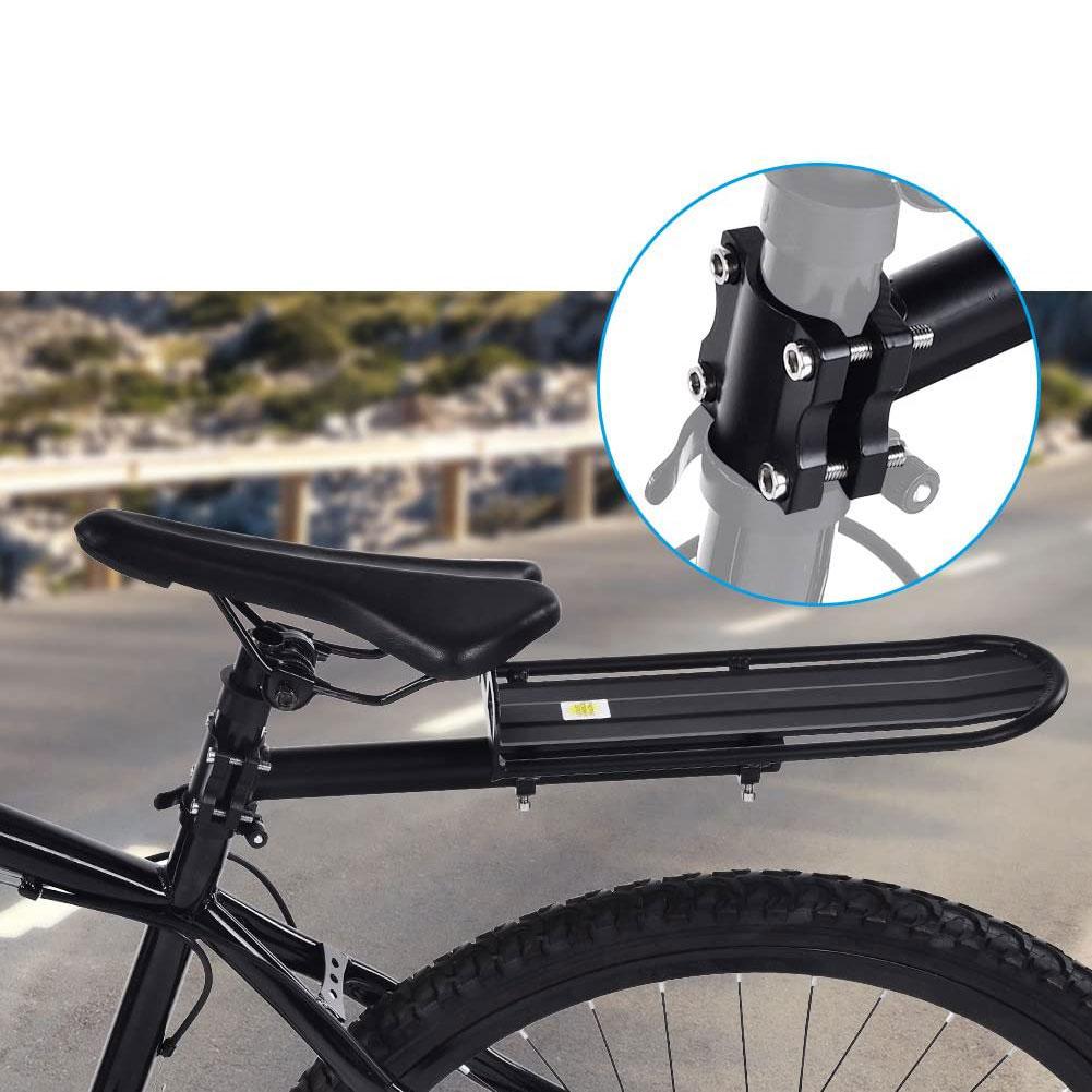 Bike Bicycle Aluminum Alloy Quick Release Carrier Rack Seat Rear Shelf for Cycling