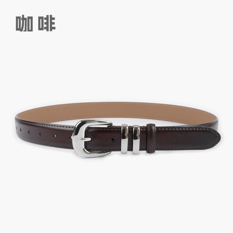 Premium Women'S Decorative Cowhide Women'S Genuine Leather Women'S Belt Casual Pants Jeans