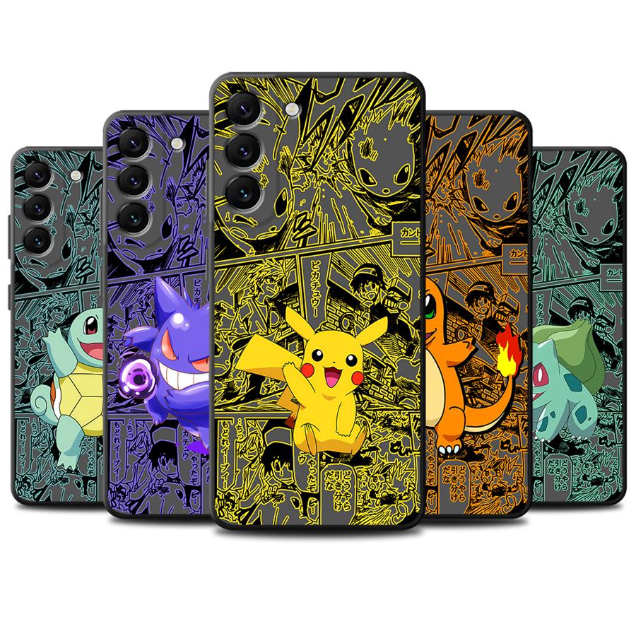 P-Pokemons Gengar- Phone Case for Samsung Galaxy A21s A22 A23 A25 A33 A34 A52s A53 A54 A55 A71 A26 A36 A56 Cover