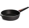 Woll Nowo Titanium Induction Frying Pan with High Sides 24 Cm with Detachable Handle 2.5 L (1724IL)