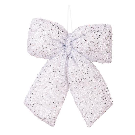 Christmas Bowknot Sparkling Sequins Decor Twist Tie Velvet Bows Xmas Tree Wreaths Garland Gift Wrapping Wedding Decor