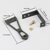 Metal Fuel Pump Support Stable Fuel Pump Holder Set Easy To Install & Corrosion Resistant Designs for Parking Heaters