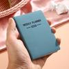 High Quality A7 2026 Agenda Book To Do List with Calendar Daily Weekly Planner Morandi Color Pocket Diary Book School Office