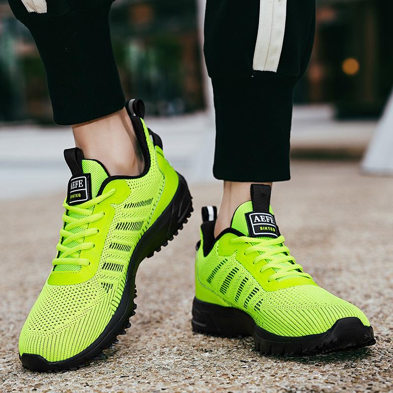 New 2024 Men Running Shoes Breathable Outdoor Sports Shoes Lightweight Sneakers for Men Comfortable Athletic Training Footwear
