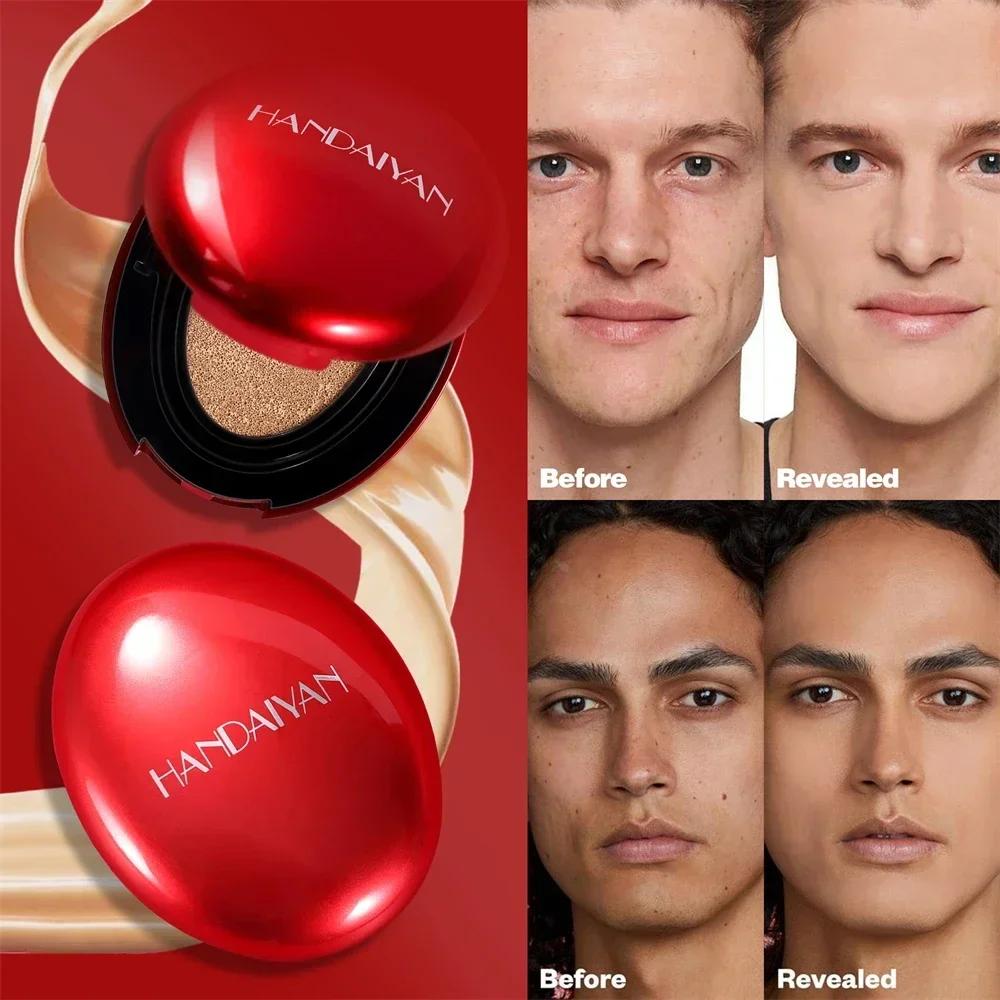 Fondotinta Cushion Aria Naturale Chiaro Idratante Correttore Sbiancante Controllo dell'Olio Donne Base Trucco a Lunga Durata Cosmetico Coreano
