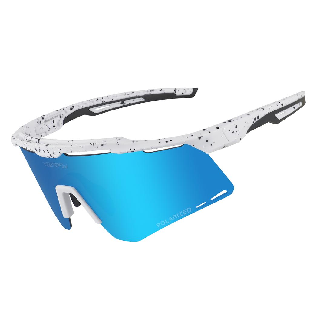 Radbrille Herren Damen Polarisiert MTB Rennrad Sonnenbrille Fahren Baseballbrille UV400 Schutz Sportbrille